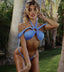 Greek Goddess 3 Piece Set - Blue