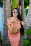 Greek Goddess 3 Piece Set - Coral